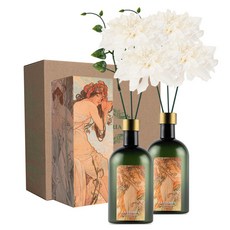 라플로리아 꽃 디퓨저, 2개, 500ml, S2한가득꽃집향/B3달리아L12/화이트