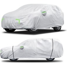 토요타 RAV4 1996-2025 혼다 CRV 1997-2025 6겹 트럭 커버 자동차용 커스텀 핏 모든 날씨에 방수 기능 야외 전체 외부 비 태양 바람 보호 검은색