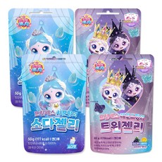프린세스 캐치티니핑 젤리 2종, 100g, 2세트, 사뿐 소다젤리+레전드 트윈젤리