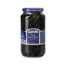 고야 피티드 블랙 올리브 절임, 875g, 9개