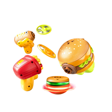 造型戰鬥陀螺, 漢堡/組, 1個