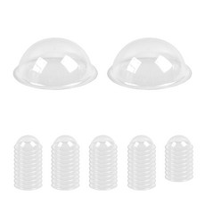 투명 플라스틱 반구 pvc반구 50개, 1세트, 투명 소 9cm 50개