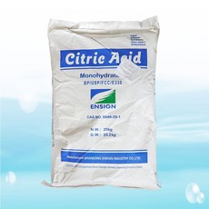 ENSIGN 檸檬酸一水合物，25kg，食品級, 1個, 1包(售價含運)
