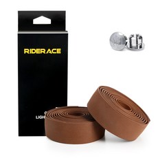 RIDERACE 도로 자전거 핸들 테이프 ANTI SLIP EVA 통기성 사이클링 댐핑, Brown