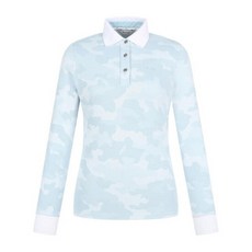 핑골프웨어 KQF 121D3TO252_BL 여성 카모 카라 긴팔 티셔츠 2793748