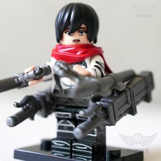 핸드브릭 커스텀 미니브릭 피규어 진격의거인 팩토리 호환 진격거 블록 호환, 23. 미카사 아커만