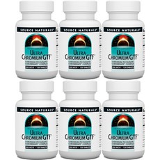 소스내추럴스 울트라 크롬 GTF 200mcg 테블릿, 6개, 120개