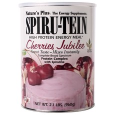 Natures Plus 高蛋白能量餐 Cherry Jubilee, 960克, 1個