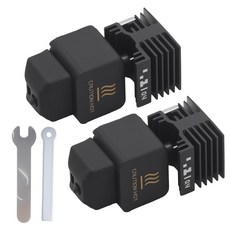 Vkinman 0.4mm 하이 플로우 H2D 핫엔드 2개 퀵 스왑 경화 스틸 노즐 압출기 교체품 Bambu Lab P2S/H2S/H2D 3D 프린터 교체, Vkinman 0.4mm 하이 플로우 H2D 핫엔드 2