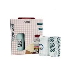 阿寶周邊 造屎機撿便袋，輕巧方便、多色可選、環保材質，寵物外出必備, 1個, 造屎機撿便袋(4入套組)