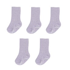 말랑하니 유아 미끄럼방지 논슬립 골지양말 5종세트