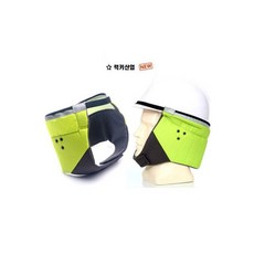 안전모용 방한 패딩 귀덮개 형광 LK 006 산업 귀마개 야간 반사띠 기모 보온 내피 겨울 야외 작업 럭키, 안전모용 방한 패딩 귀덮개 형광 LK-006 럭키산업