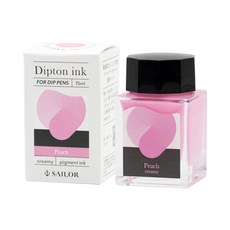 SAILOR 寫樂 Dipton Creamy 沾水筆用墨水, 1個, 桃紅 Peach