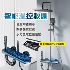 C2 恆溫蓮蓬頭 S2花灑組 恆溫龍頭 恆溫花灑組 增壓花灑 淋浴龍頭組 蓮蓬頭 洗澡蓮蓬頭, C2 槍灰色, 1套