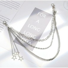 레몬트리31사각체인 3스타 펜던트 여자 바지고리체인*기프트박스