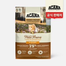 아카나 전연령 고양이 리지널 와일드 프레이리 건식사료, 닭, 4.5kg, 1개 닭, 4.5kg, 1개