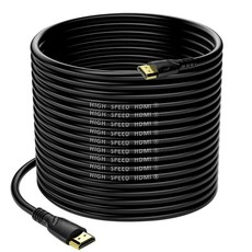 조렌카 8K HDMI 케이블 3피트 48Gbps 초고속 2.1 코드 골드 도금 커넥터 8K@60Hz 및 4K@120Hz eARC HDR 지원 PS5 Xbox Series X, 120FT