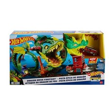 Hot Wheels 城市主題 憤怒噴火龍組合 軌道組, 1個