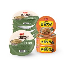 [동원] 양반 100밥 현미밥 130g x 24개 + 동원맛참 고소참기름 135g x 6캔