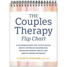 (영문도서) The Couples Therapy Flip Chart: A Psychoeducational Tool to Help Couples Identify Patterns of... Spiral, PESI Publishing, Inc., English, 9781683737131