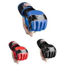 Combat Sports 전통적인 MMA 파이트 장갑, 블랙/블루