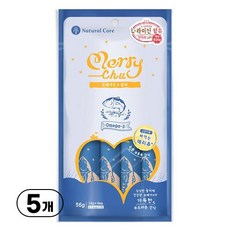 네츄럴코어 고양이 캣 츄르 메리츄 파우치, 56g, 60개, 혼합맛(오메가3/참치)