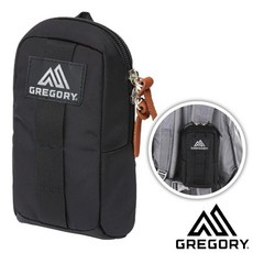 GREGORY 登山背包外掛包 適用於手機或相機 黑色 135138