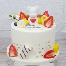 모형 케이크 생일 소품 파티용품 촬영용 샘플 스튜디오 케잌 클레이, 6인치, 로터스 H36