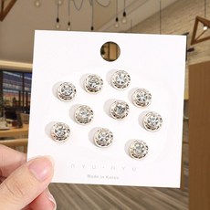 窗簾改短神器 免剪免縫固定扣 臺南出貨 窗簾配件, 花球-鑽石 10顆