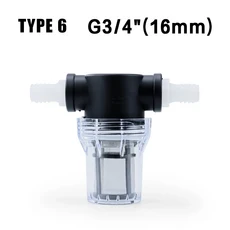 가정용 양조용 10/14/16mm 조인트가 있는 1/2" 3/4" 인라인 필터 100 메쉬 물 및 맥주 자작 발효기, 06 TYPE 6