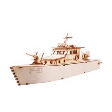 모두의취미 3D목재 배 입체퍼즐모형 시리즈, 1개