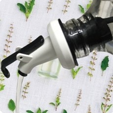 양주푸어러 소주병뚜껑 기름병마개 위스키푸어러 와인 화이트, 화이트블랙(푸어러j), 1개