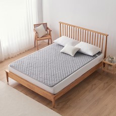 한일의료기 탄소매트 전자파차단 탄소섬유 전기매트, 슈퍼싱글, 그레이