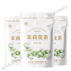 춘론 말리화차 자스민차 화향녹차 중국봉주 특산차 산차 간이포장 3봉지 총300g, 100g, 3개, 1개입