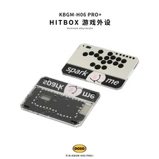 DOIO KBGM-H06 PRO+ 유선 히트박스 아케이드 컨트롤러 (알루미늄 합금) - PC 격투 게임용 업그레이드 가능, 01 Spraying process