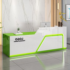 사무실 모던 프런트데스크 카운터테이블 미용실 네일숍 업소용계산대 안내데스크, U07(1800mm)