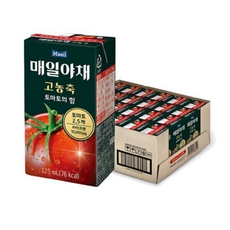 매일야채 고농축 토마토의 힘 125ml 24개, 1개