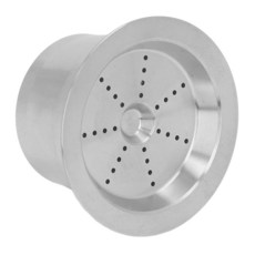 스테인리스 스틸 커피 포드 리필 가능한 캡슐 이중 여과 재사용 TCHIBO 시리즈 머신용 CAFFIT 핏ALY 179591