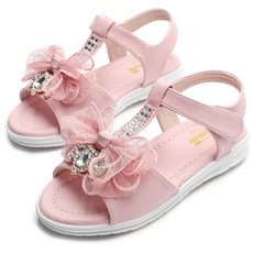 J's mom 女童雪紡絲帶方格涼鞋舒適運動鞋 JB633