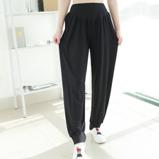 루나빈스 여성 모달 하렘 와이드 조거 팬츠