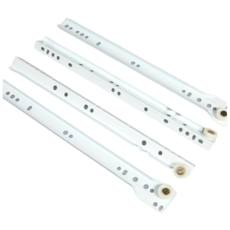가구 서랍 레일 좌우 세트 철레일 250mm, 1개, 화이트
