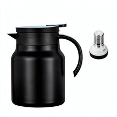 HYPXL 智慧保溫燜茶壺, 普通款商務黑, 1個, 800ml