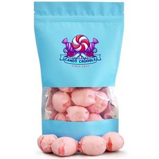 BUY THE CRAVE 솜사탕 코튼 캔디 동결 건조 사탕수수향 사탕 2온스 백 소금물, 딸기, 1개