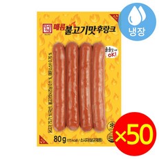 한성 매콤불고기맛후랑크 80gx50개 (1박스), 80g, 50개