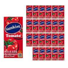 썬키스트 토마토 주스, 200ml, 240개