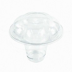 여름 투명 원형빙수뚜껑컵 카페 테이크아웃 디저트 일회용 포장용기