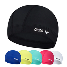 백화점 정품 아레나 심플로고 스판 수모 남여공용, 1개, 블랙