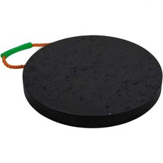 마이티 프로덕트 원형 아웃리거 패드 지름 15인치 두께 1.5인치 최대 하중 50000파운드 RV 잭 | 크레인 트레일러 안정 가볍고 쌓기 쉬우며 방수 가능 깨지지 않으며 인체, 1 - Pack