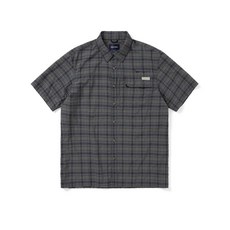 THISISNEVERTHAT Plaid S/S Fishing Shirt Dark Navy