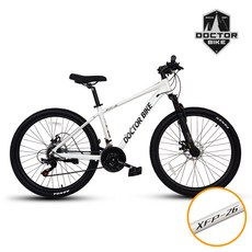 닥터바이크 원터치 21단 디스크브레이크 알루미늄프레임 MTB 자전거 XFP-26, 1개, 170cm, 화이트-미조립